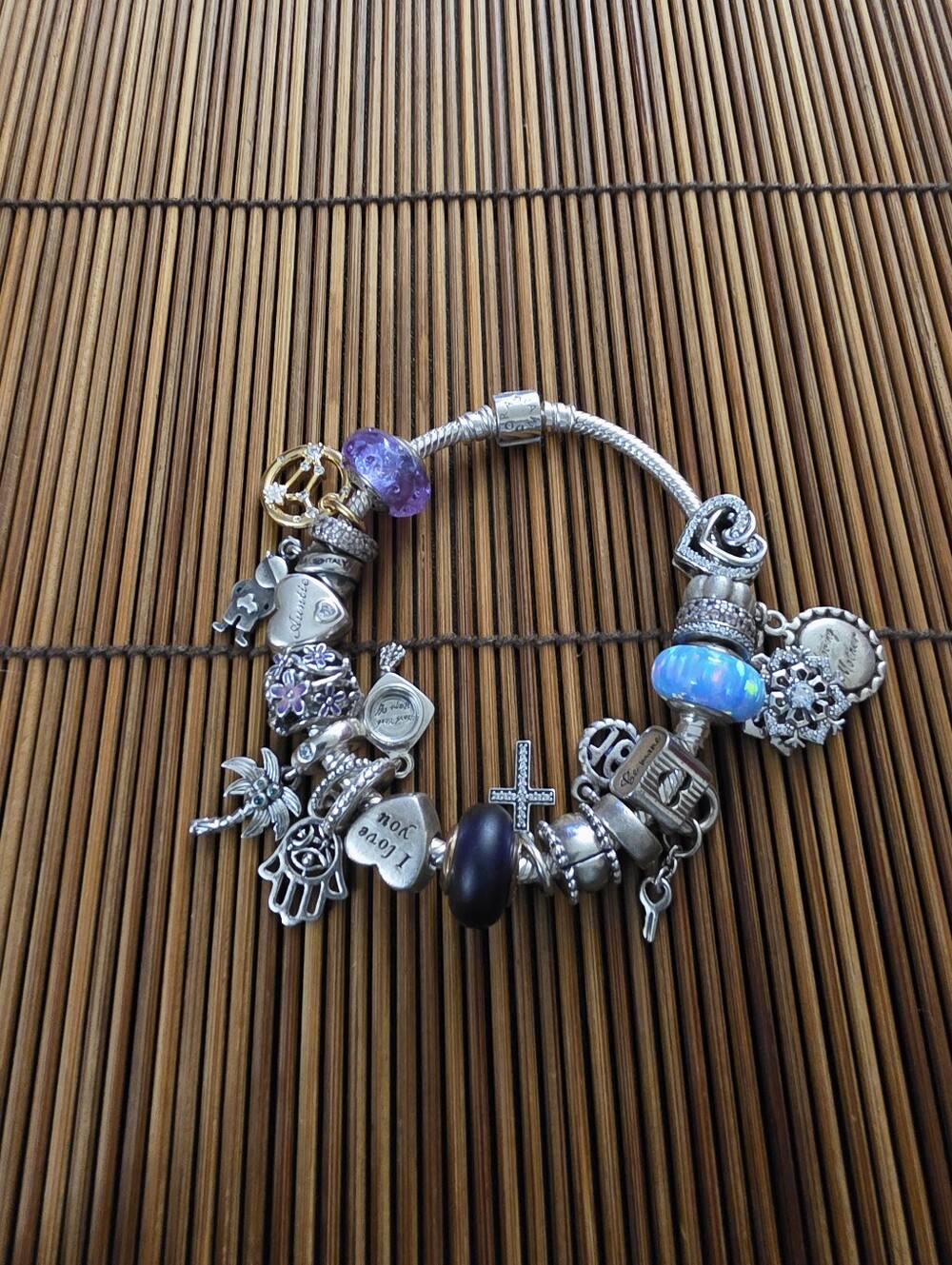 925 Silver Pandora Charm Bracelet